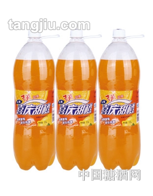 吉派喜庆甜橙碳酸饮料2.0L