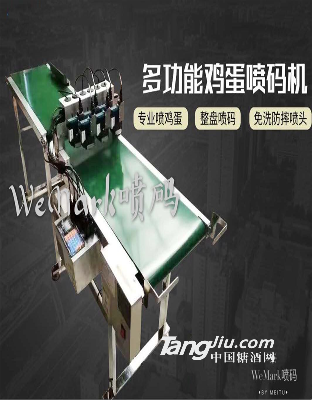 供应w600智能型蛋托鸡蛋喷码机