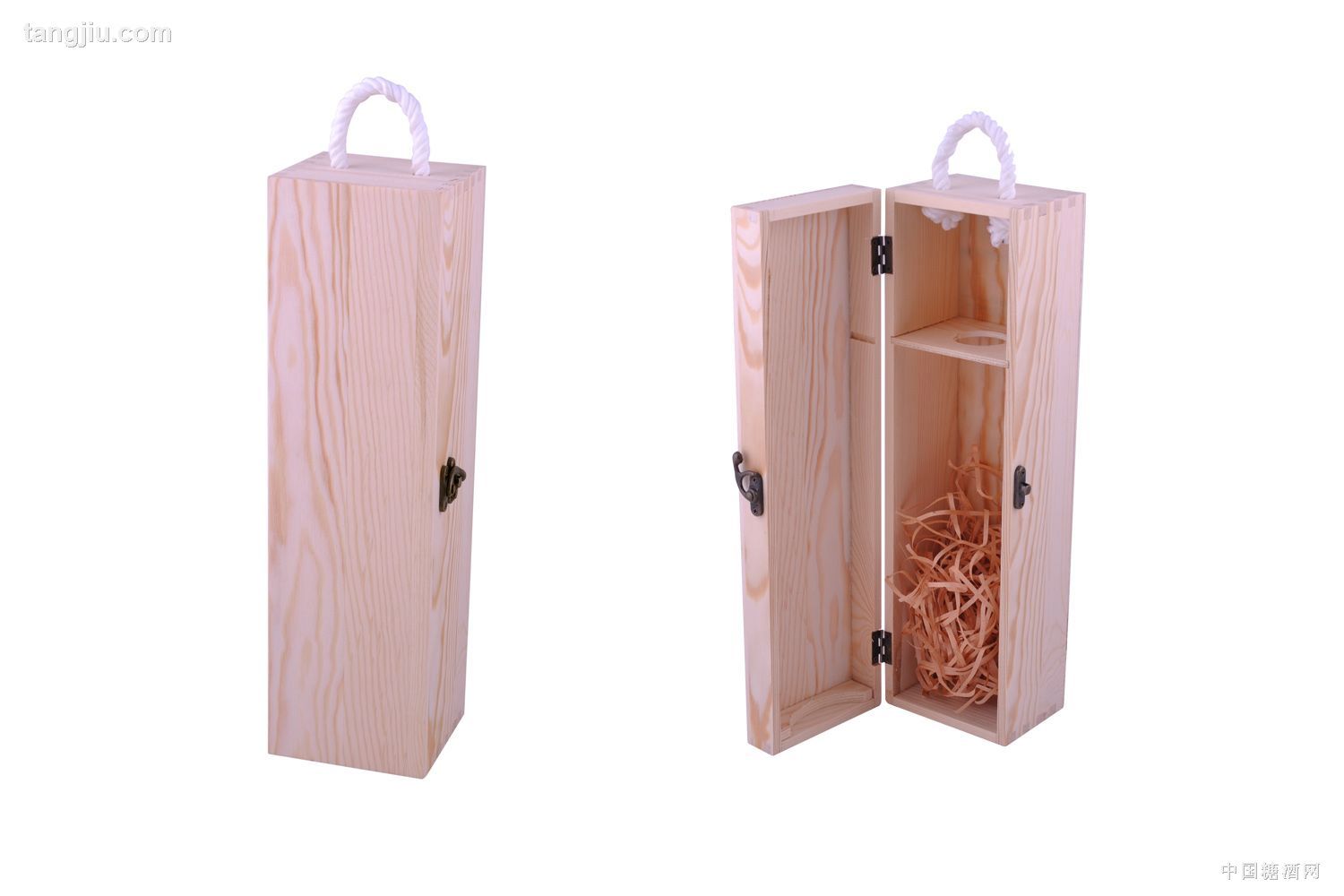 翻盖式单支装 松木盒