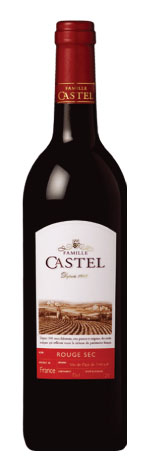 法国castel家族牌干红葡萄酒