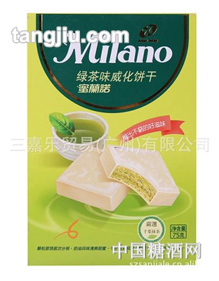 77蜜兰诺绿茶味威化饼干(6粒装)饼干