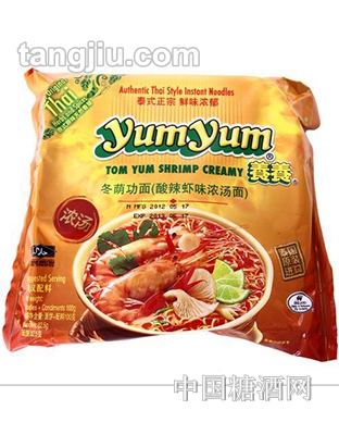 养养牌冬阴功面（酸辣虾味浓汤面）100g