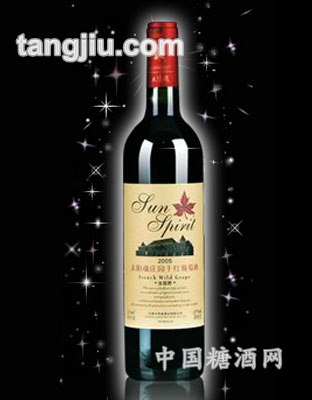 法国野干红葡萄酒