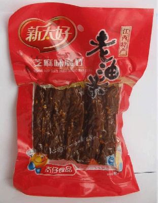 简装芝麻味腐竹(新包