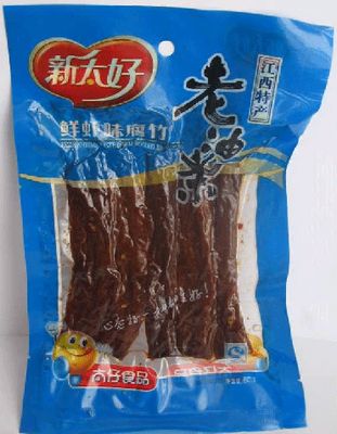 简装鲜虾味腐竹(新包