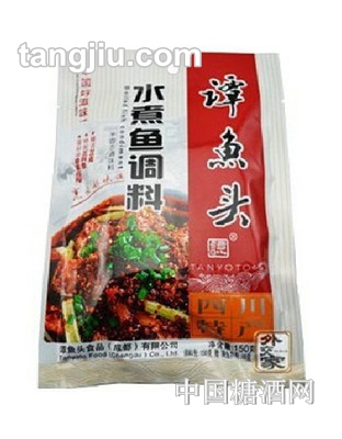 谭鱼头水煮鱼调料150克