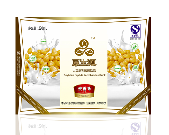 豆生源*大豆肽乳酸菌饮品