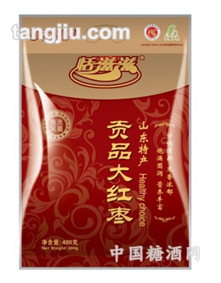 贡品大红枣480g
