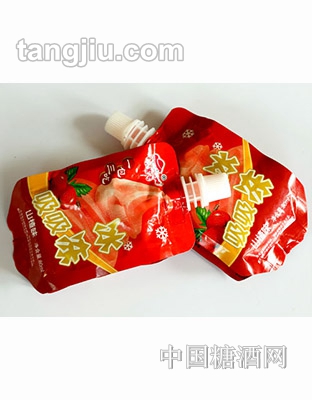 冰着吃山楂味果味果冻