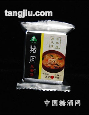 猪肉味增汤