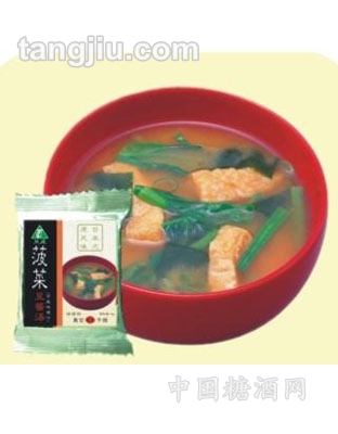 菠菜豆酱汤