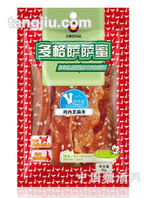 鸡肉芝麻条90g