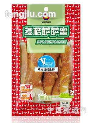 鸡肉绕鳕鱼柳90g