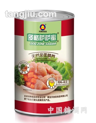 鸡肉蔬菜罐头-400g