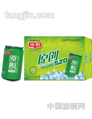 原创5.20易拉罐苹果醋饮料310ml
