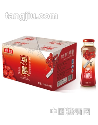 原创枣酿双纤维饮料240ml