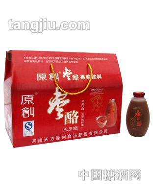 原创无蔗糖枣酪高纤维饮料