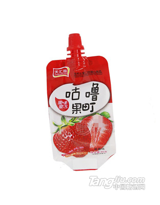 天汇园咕噜果町草莓味 果冻85g