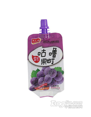 天汇园咕噜果町葡萄味果冻85g