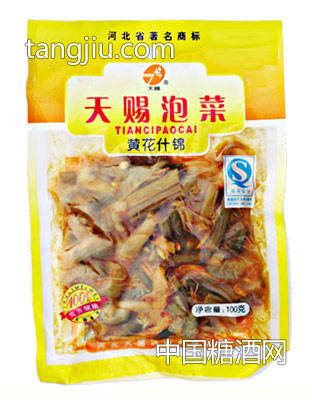 天赐牌泡菜黄花什锦100克