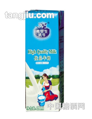 弗里生优品牛奶苗条装200ml