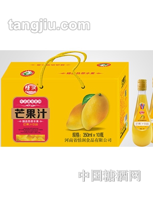 恬润芒果汁饮料350ml