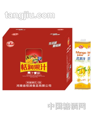 恬润芒果汁饮料1L