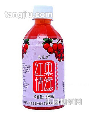 天蕴泉野山楂果肉饮料330ml