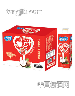天芝健600g12瓶红枣椰汁常规装