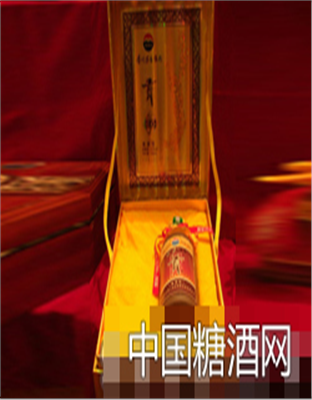 镭射金色盒打开