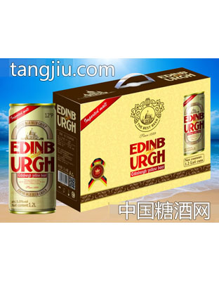 英国爱丁堡黄啤12°1.2L×4