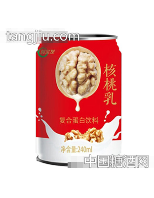 阿尔发无糖核桃乳240ml