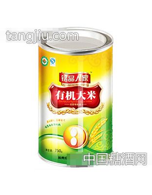 铭品人家有机大米罐装750g