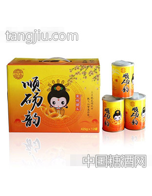 顺砀韵黄桃罐头425gx12罐