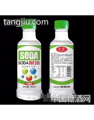 SODA苏打水武器苏打饮料无糖型360ml