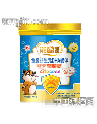爱+460g金装益生元DHA奶伴葡萄糖