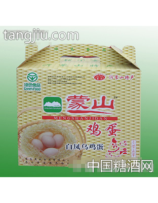 蒙山白凤乌鸡蛋