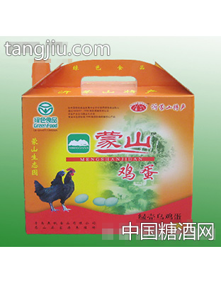 蒙山绿壳乌鸡蛋