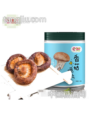 e然香菇脆片香菇干零食果蔬脆蔬果干香菇脆片40g