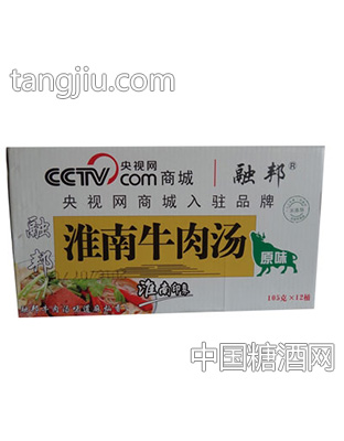 融邦淮南牛肉汤（原味）105克x12桶