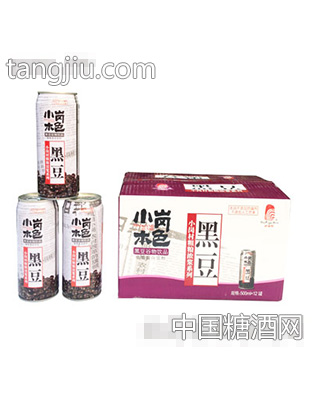 小岗本色黑豆谷物饮品500mlx12罐装