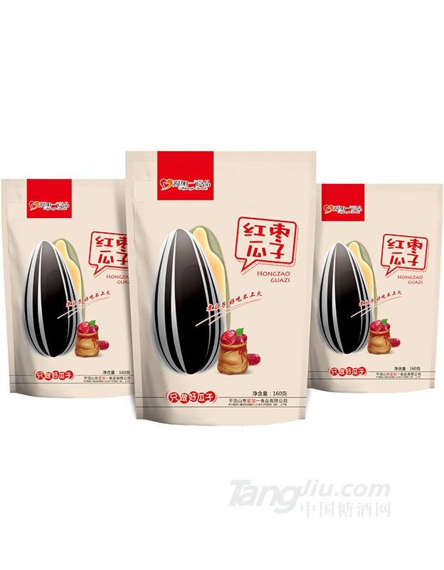爱加一食品 红枣味瓜子160克