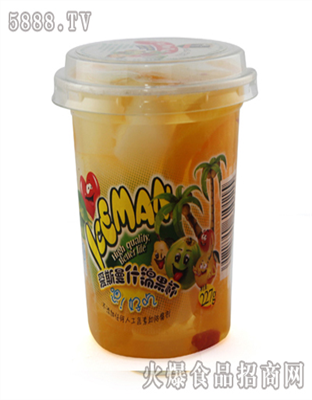 艾斯曼227g什锦果杯罐头