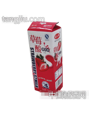 草莓酸果奶味饮品215ml