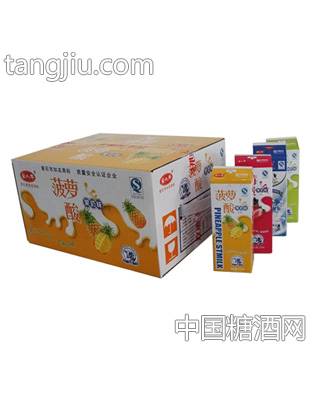 菠萝酸果奶味饮品