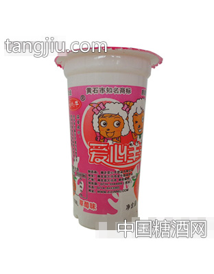 爱心牛爱心羊羊草莓味
