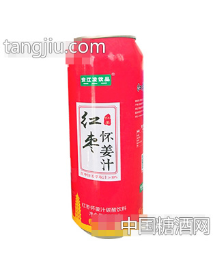 安江凌红枣怀姜汁易拉罐500ml