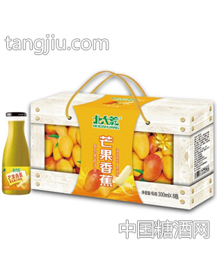 北大荒芒果香蕉复合果汁饮料300mlx8瓶