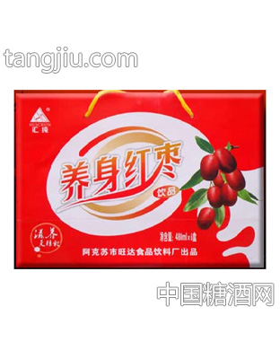汇纯480ml手提礼盒养身红枣汁
