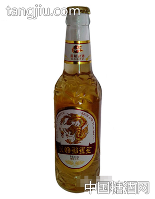 禧龙啤酒黄瓶